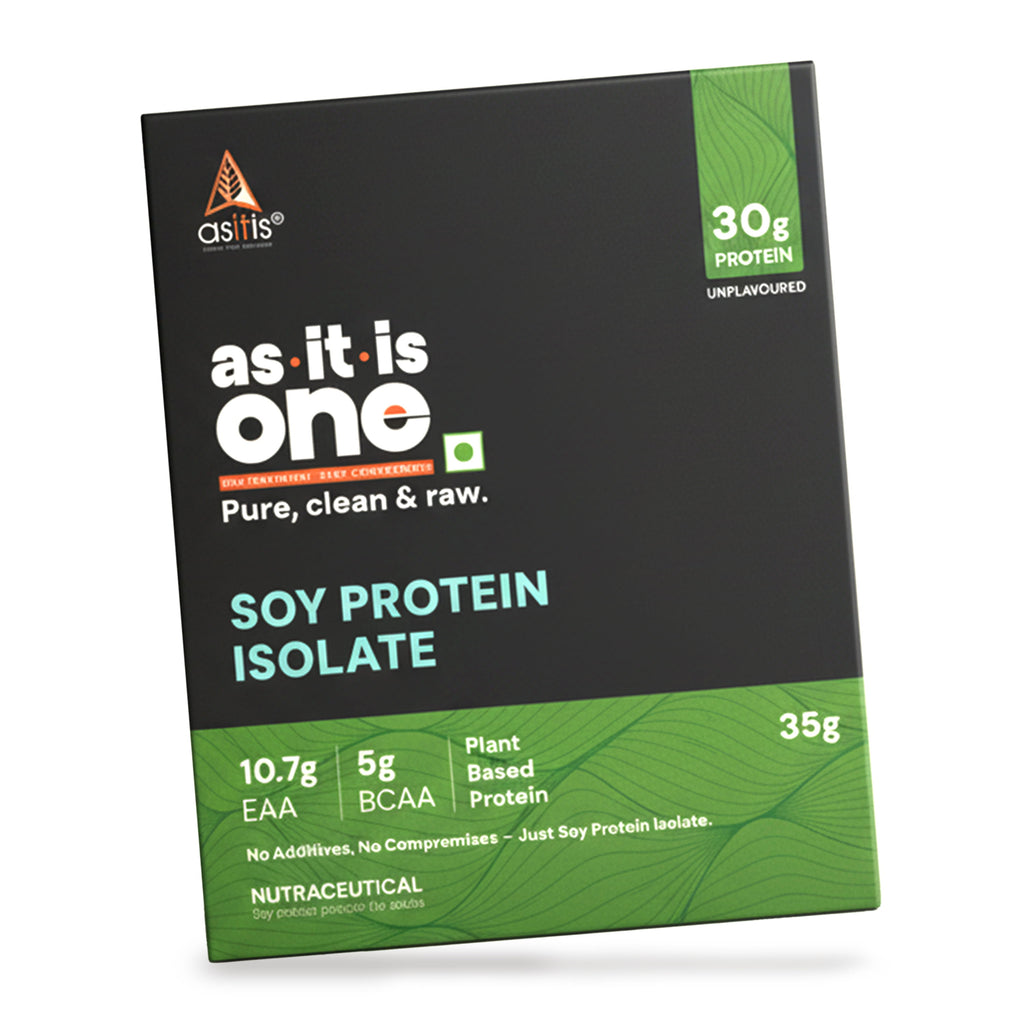 Illustration of the AS-IT-IS Soy Protein Isolate pack